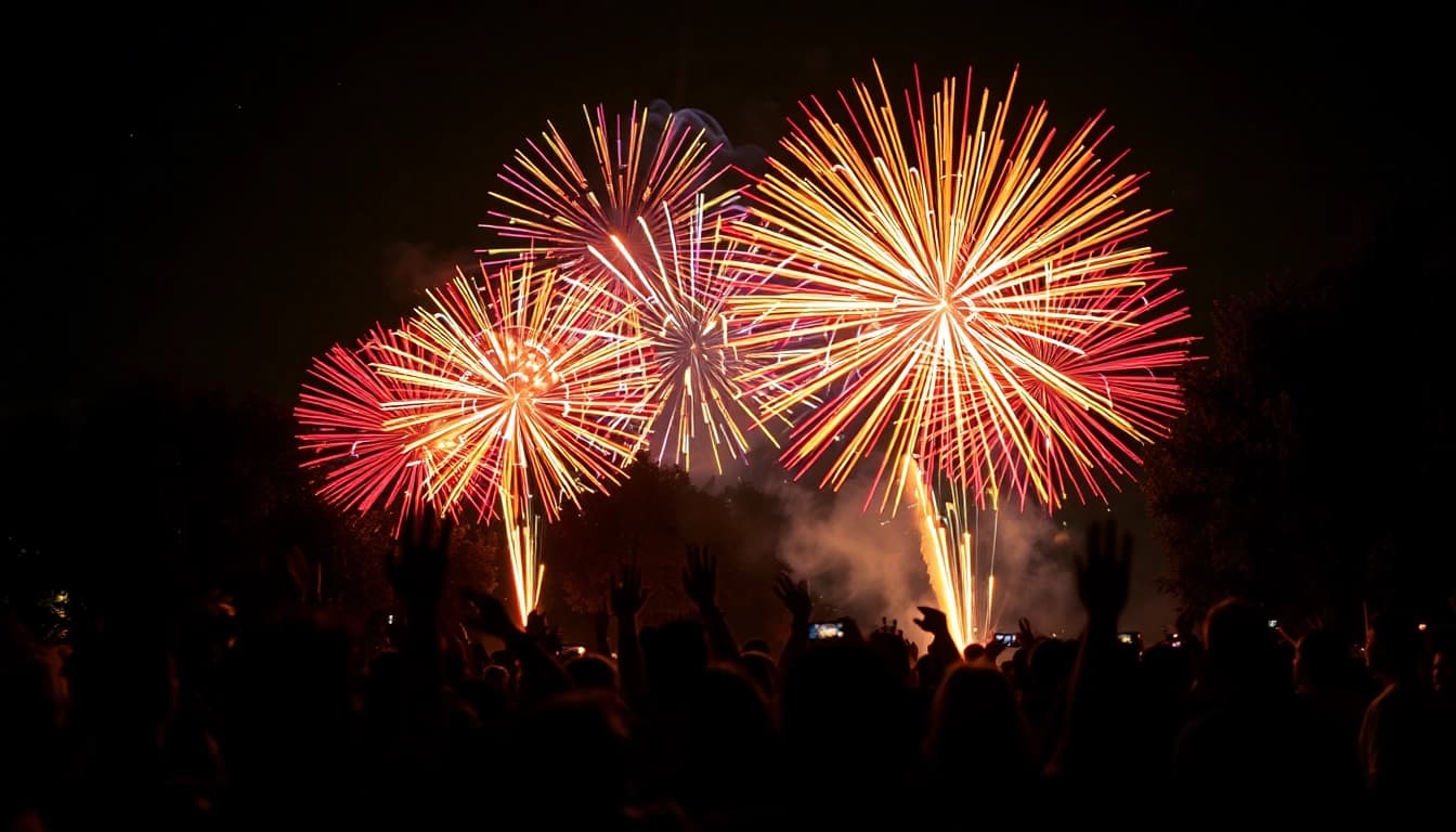 Experience the vibrant beauty of fireworks uk lighting up the night sky during a festive celebration.
