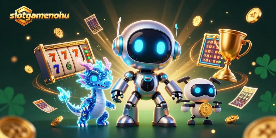 Engage with slotgamenohu's immersive gaming experience featuring vibrant 3D elements and dynamic slot reels.