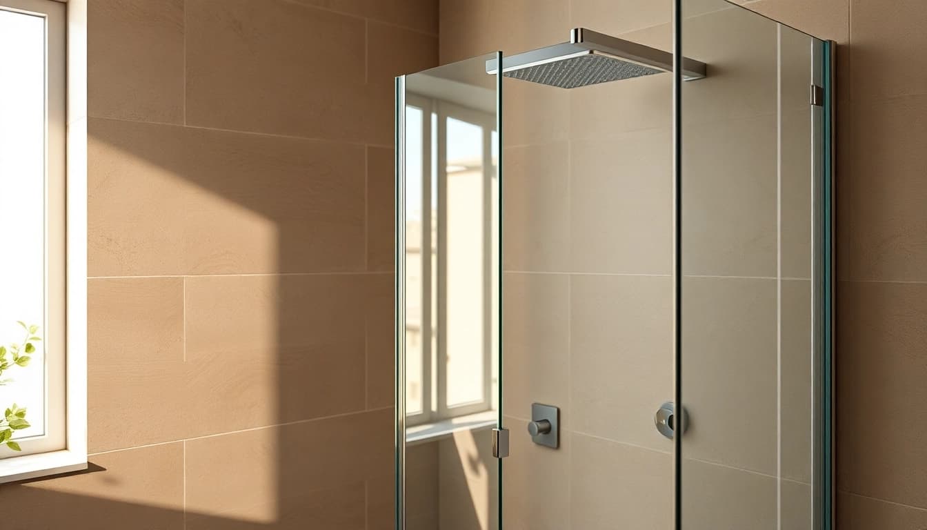 Transform your space with a modern wet room shower featuring elegant design elements.