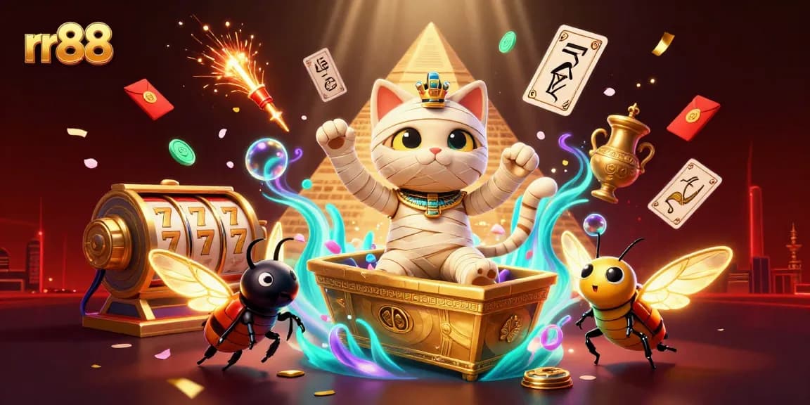 Win big at rr88 with thrilling gaming action featuring dynamic casino characters and vibrant game elements.