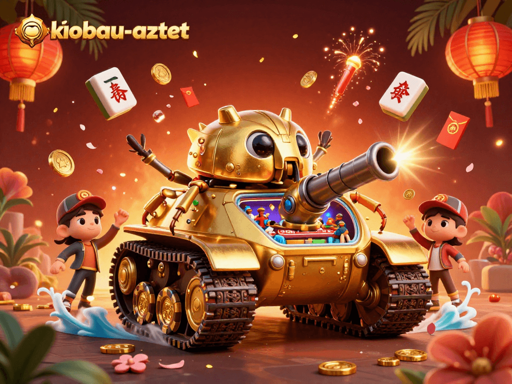 Spin to win with khobau-aztec in this rich casino illustration showcasing vibrant game elements.