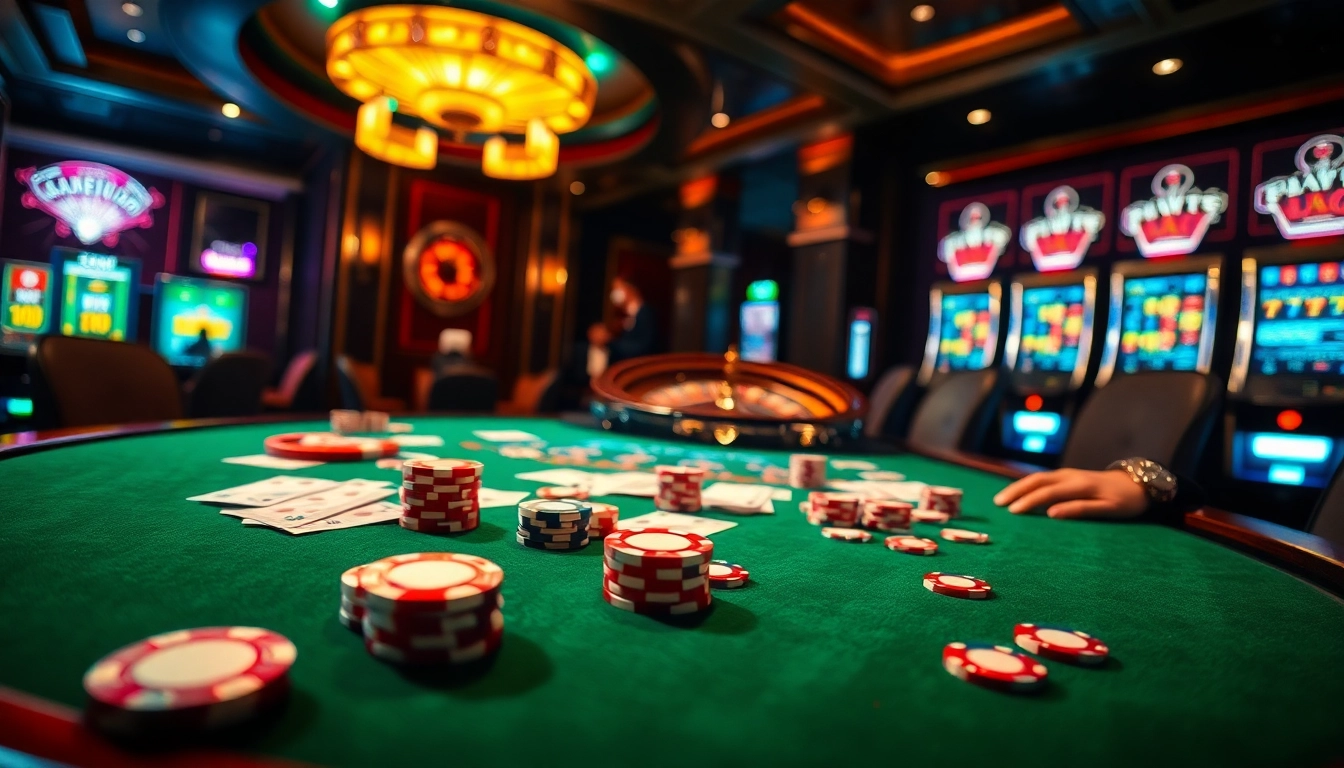 Experience high-stakes gaming at XX88 with vibrant casino tables and thrilling action.