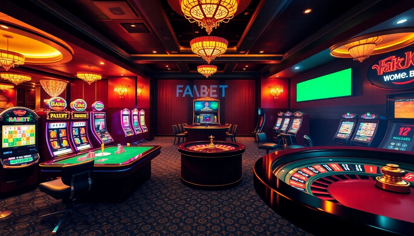 Experience thrilling gameplay at https://fabet.free/ with vibrant tables, chips, and a lively casino atmosphere.
