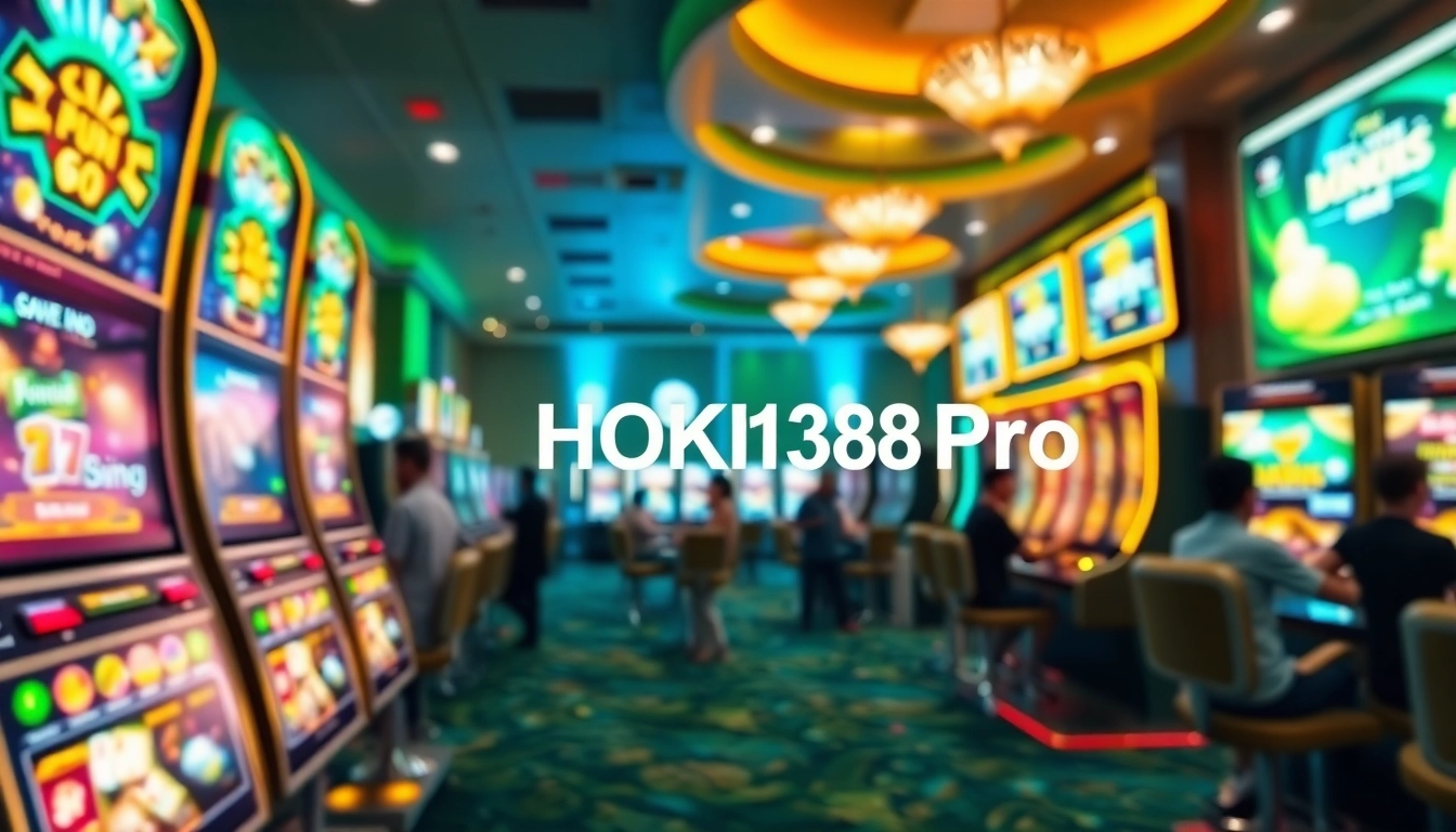 Engaging online gaming scene showcasing HOKI138 Pro with vibrant colors and excitement.