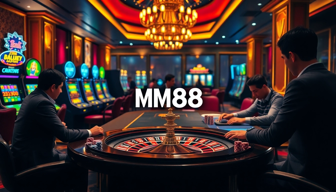Experience thrilling gameplay at https://mm88.london/ with exciting poker tables and vibrant slot machines.