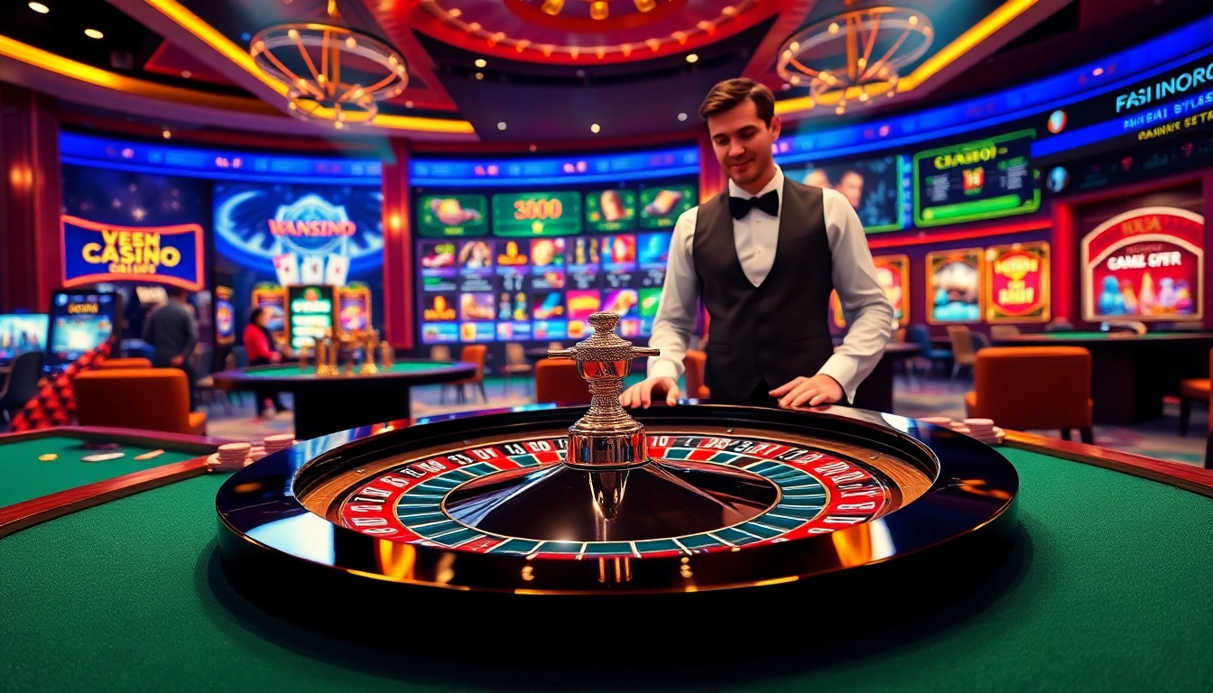 The RR88.pizza platform highlights an engaging casino environment with roulette and vibrant gaming interfaces.