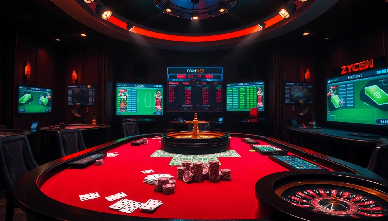 7mcn shows high-octane poker action with vibrant betting slips and live football scores.