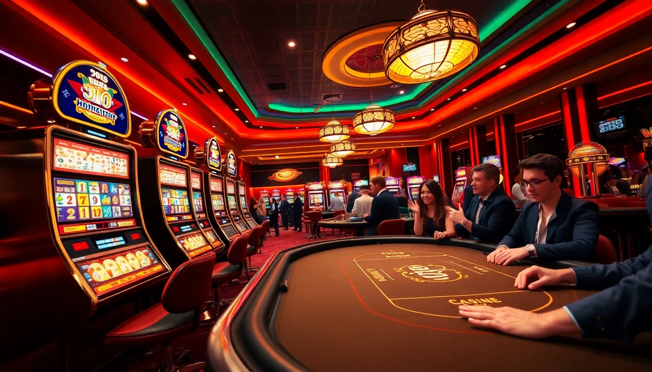 Exciting online gambling scene highlighting ev88win.live with players engaged in casino games.