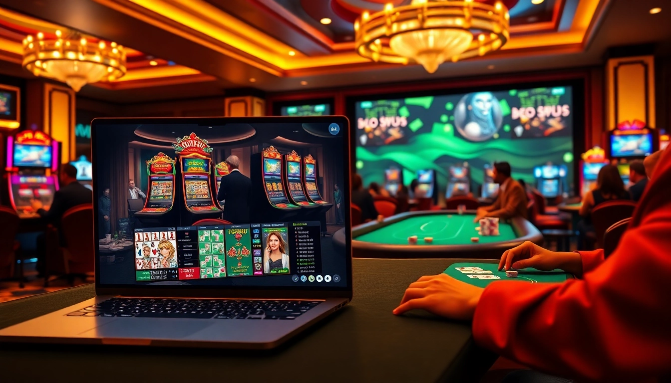 Experience live gaming excitement at https://go88.fast/ with engaging action on a high-tech casino interface.