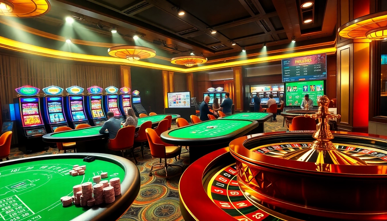 Experience the thrill of gaming at fb88 with vibrant tables and intense players.