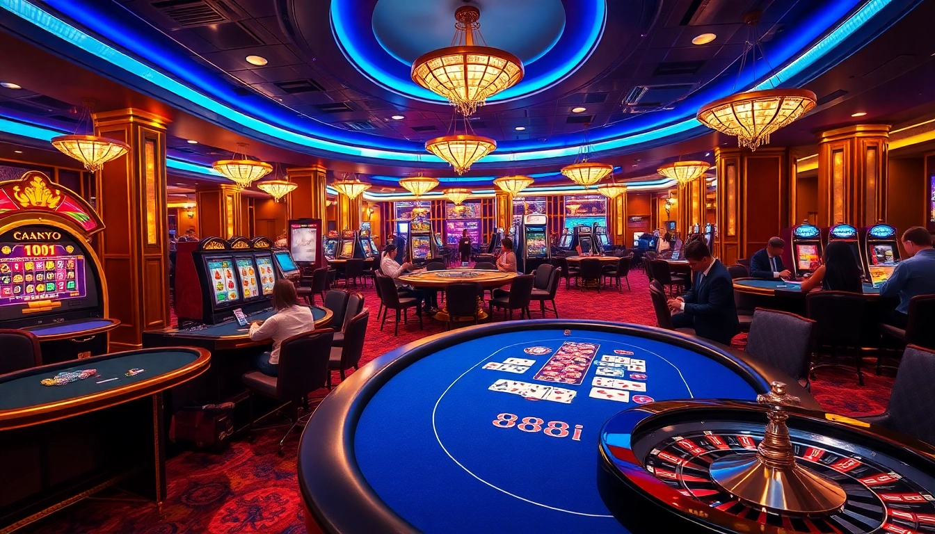 Experience the excitement of the 88i game at a luxurious casino table with vibrant visuals.