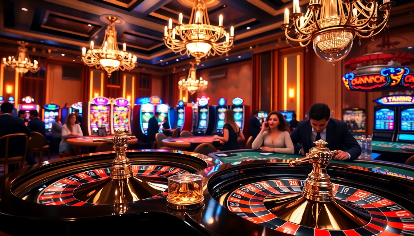 Exciting gameplay atmosphere at a high-stakes poker table from https://1mm888.com/ featuring luxury casino elements.