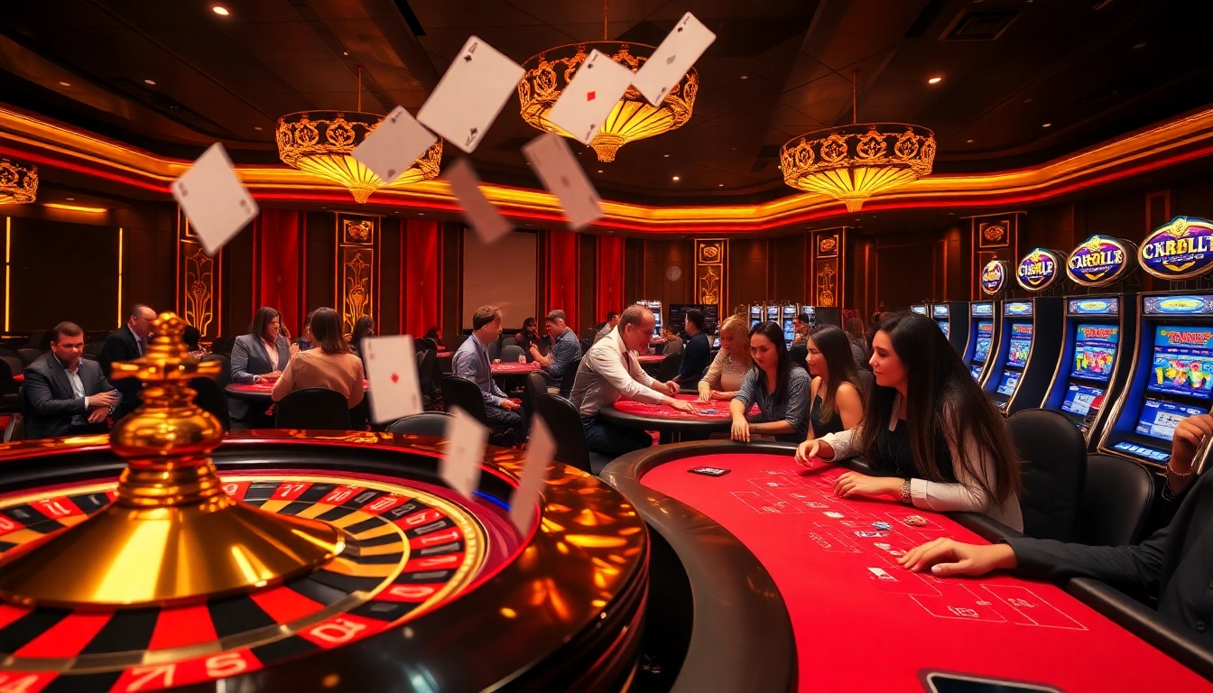Engaged players experiencing thrilling games at 789CLUB casino, highlighting excitement and strategy.