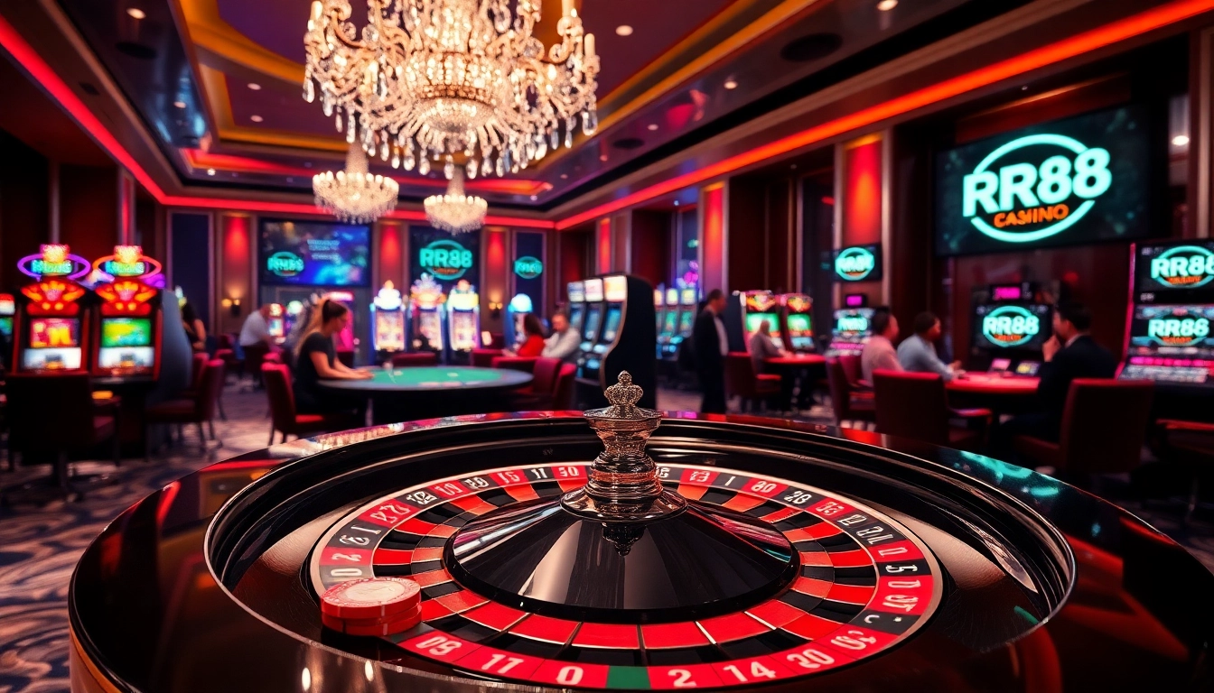 Discover high-stakes gambling at RR88 with dynamic roulette and slot excitement.