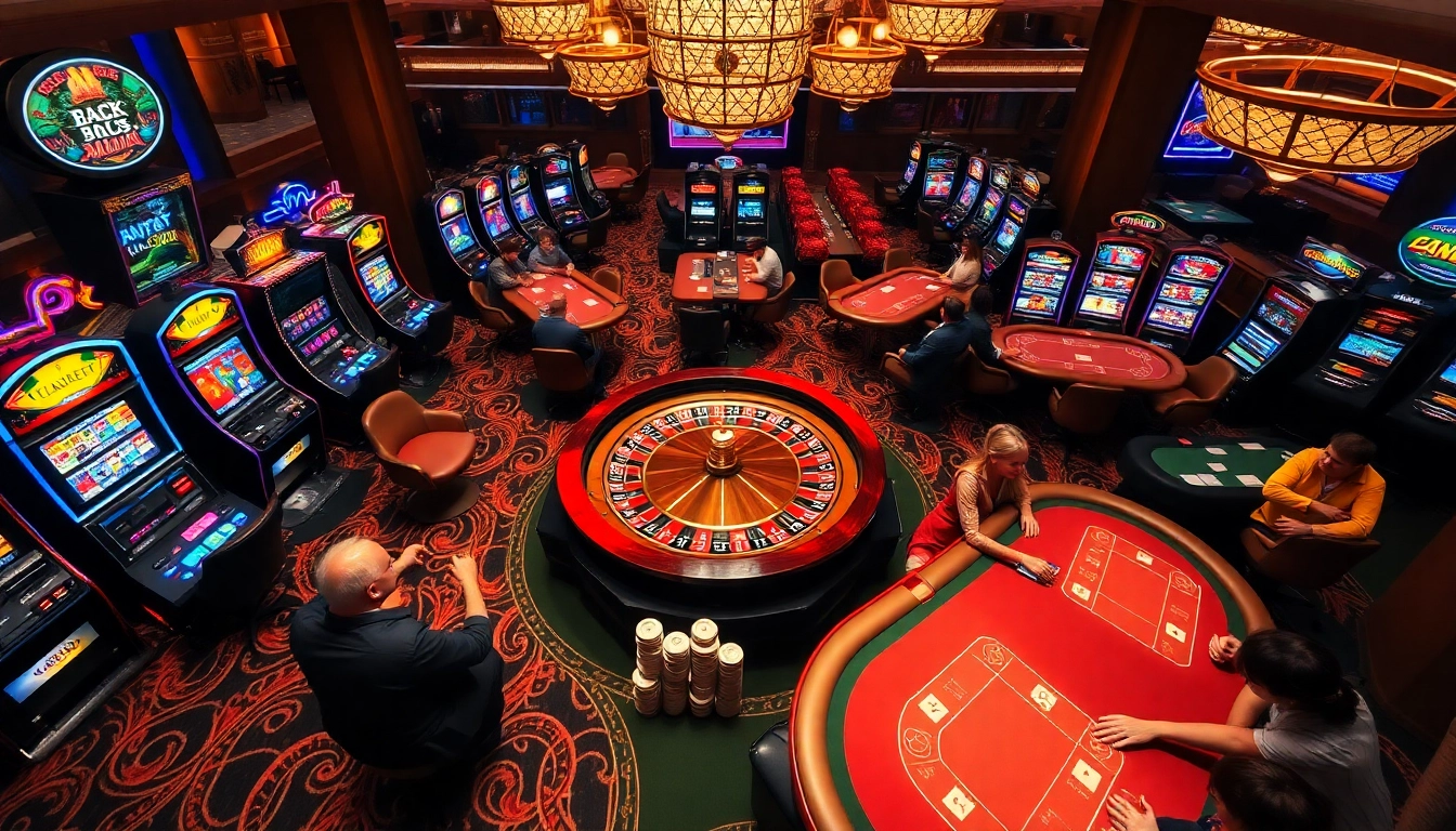 Exciting gameplay at a luxury casino featuring classic games and vibrant atmosphere at https://s8mode.com/.