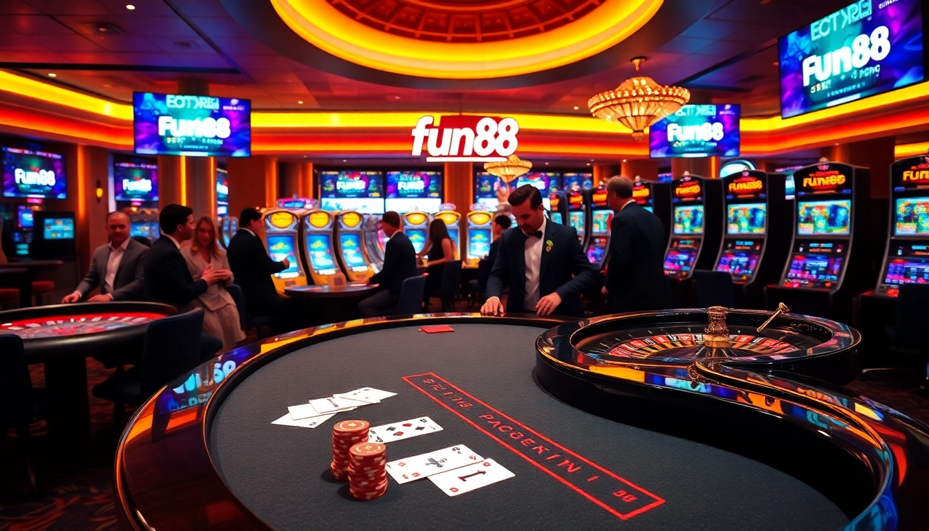 Experience the thrill of Fun88 with professional dealers and exciting casino games.