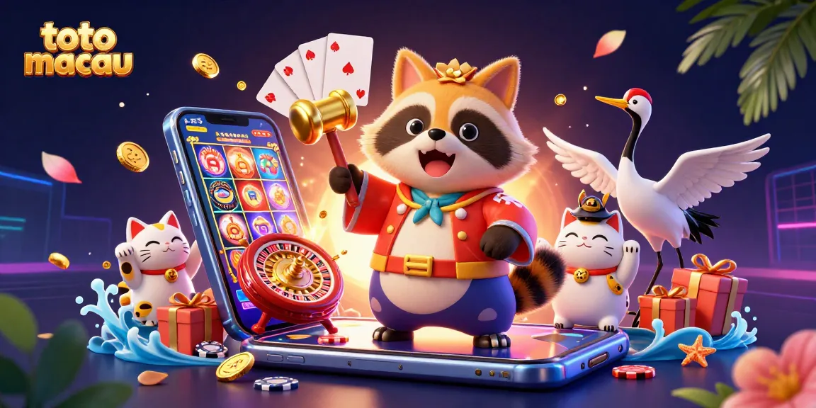 Experience thrilling wins at toto macau with vibrant gaming characters and colorful slot games.