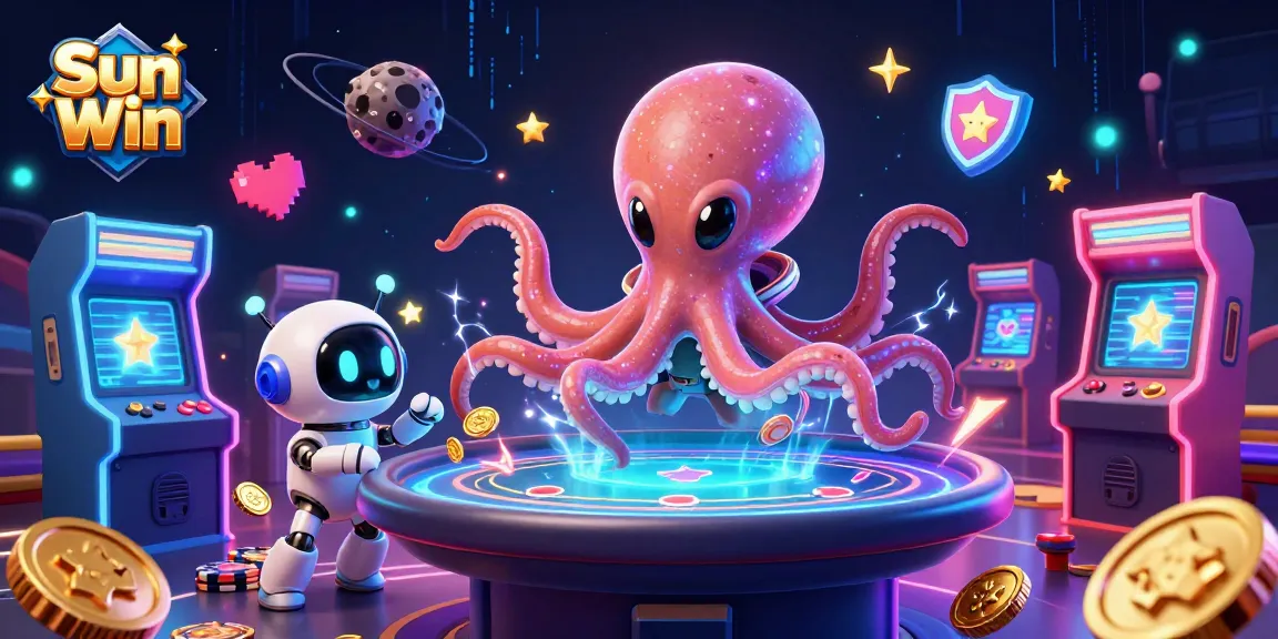 Engage in thrilling poker games with Sun Win at an intergalactic casino filled with excitement.