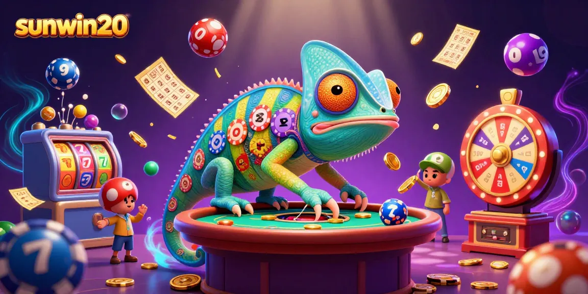 Engage in winning strategies at sunwin20 with a vibrant casino scene depicting excitement and fun.