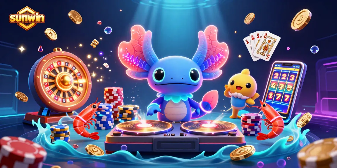 Experience thrilling gameplay at sunwin with vibrant characters and exciting casino elements.